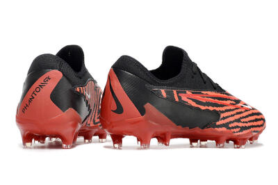 Nike React Phantom GX Academy FG Low-Tops Football Boots - Red/Black/White