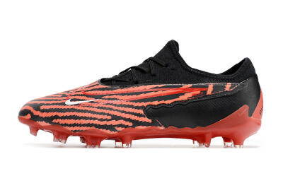 Nike React Phantom GX Academy FG Low-Tops Football Boots - Red/Black/White