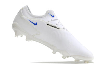 Nike React Phantom GX Academy FG Low-Tops Football Boots - White/Gold/Blue