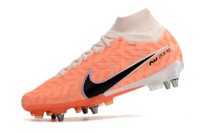 Nike Air Zoom Mercurial Superfly 9 Elite SG High-Tops Football Boots - Orange/Black/Purple/Yellow
