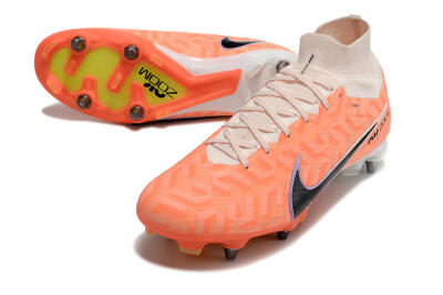 Nike Air Zoom Mercurial Superfly 9 Elite SG High-Tops Football Boots - Orange/Black/Purple/Yellow