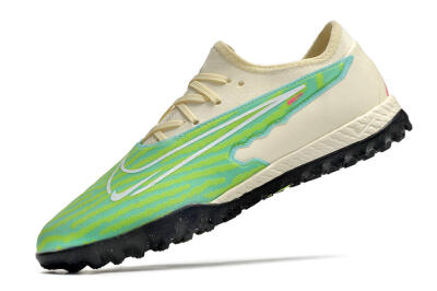 Nike React Phantom GX Pro TF Low-Tops Football Shoes - Green/Beige/Black