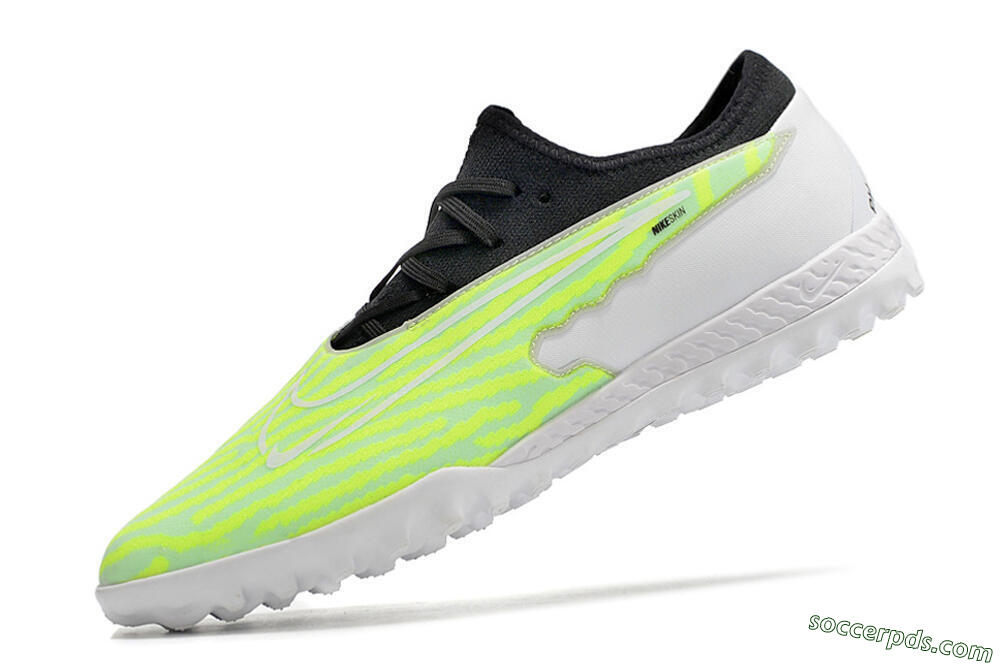 Nike React Phantom GX Pro TF Low-Tops Football Shoes - Green/Black/White 5