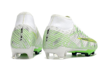 Nike Air Zoom Mercurial Superfly 9 Academy FG High-Tops Football Boots - White/Green/Yellow