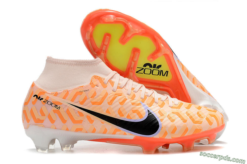 Nike Air Zoom Mercurial Superfly 9 Academy FG High-Tops Football Boots - Orange/Black/Purple 1