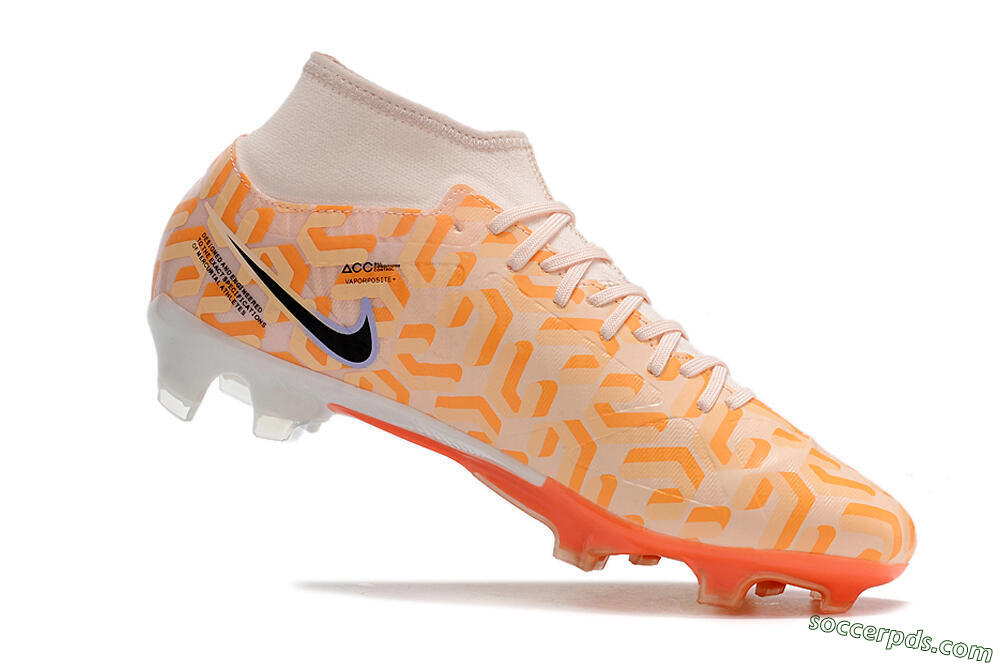 Nike Air Zoom Mercurial Superfly 9 Academy FG High-Tops Football Boots - Orange/Black/Purple 4