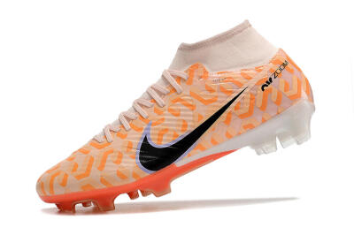 Nike Air Zoom Mercurial Superfly 9 Academy FG High-Tops Football Boots - Orange/Black/Purple