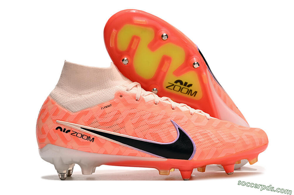 Nike Air Zoom Mercurial Superfly 9 Elite SG Low-Tops Football Boots - Orange/Black/Purple 1
