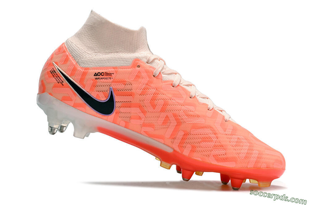 Nike Air Zoom Mercurial Superfly 9 Elite SG Low-Tops Football Boots - Orange/Black/Purple 4