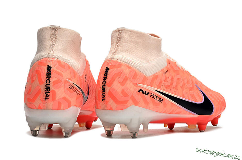 Nike Air Zoom Mercurial Superfly 9 Elite SG Low-Tops Football Boots - Orange/Black/Purple 6
