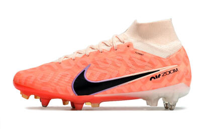 Nike Air Zoom Mercurial Superfly 9 Elite SG Low-Tops Football Boots - Orange/Black/Purple