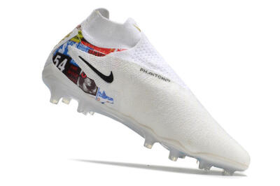 Harry Kane x Nike Phantom GX DF Elite FG Low-Tops Football Boots - White/Gold/Blue