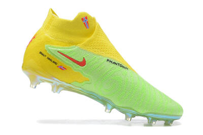 Nike Phantom GX Elite DF FG High-Tops Football Boots - Green/Yellow/Black