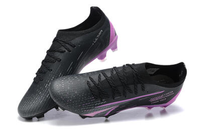 Puma Ultra Ultimate FG Low-Tops Football Boots - Black/Purple