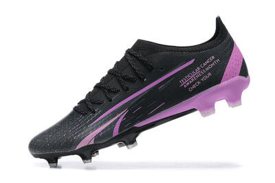 Puma Ultra Ultimate FG Low-Tops Football Boots - Black/Purple