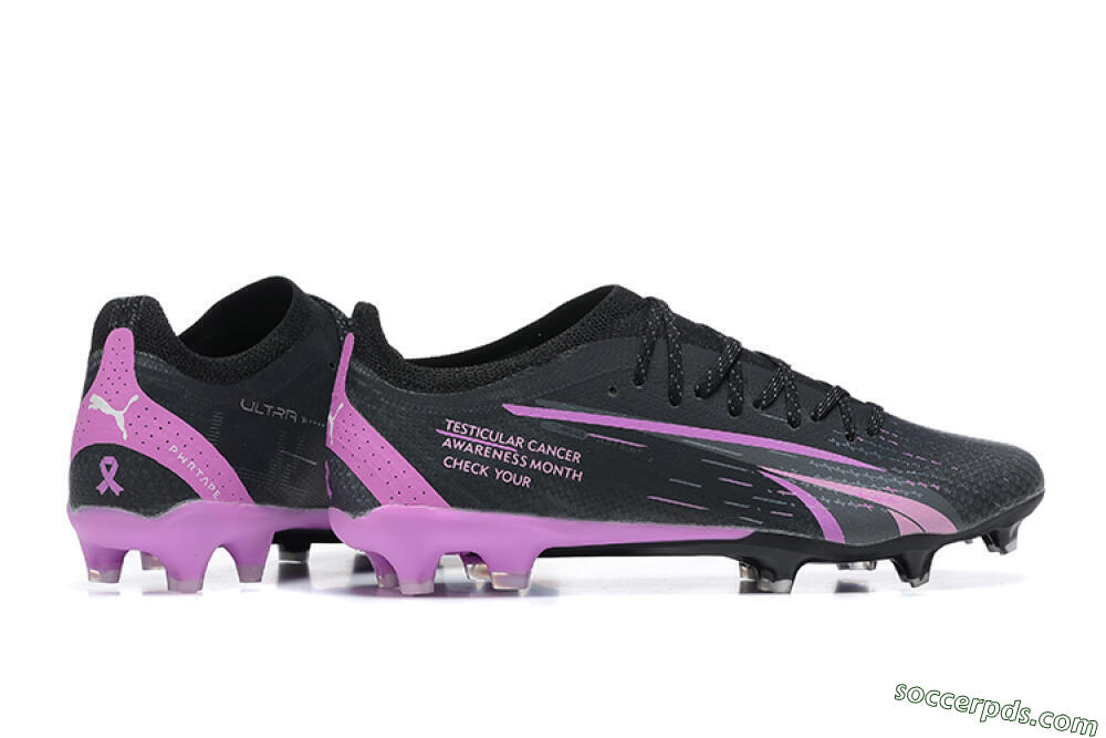 Puma Ultra Ultimate FG Low-Tops Football Boots - Black/Purple 8