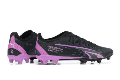 Puma Ultra Ultimate FG Low-Tops Football Boots - Black/Purple