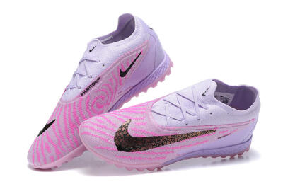 Nike Phantom GX Elite TF Low-Tops Football Shoes - Purple/Pink/Black
