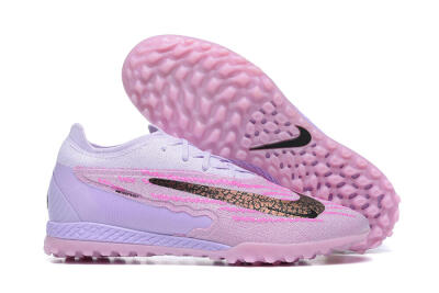 Nike Phantom GX Elite TF Low-Tops Football Shoes - Purple/Pink/Black