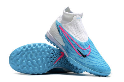 Nike Phantom GX Elite DF TF High-Tops Football Shoes - Blue/Pink/White