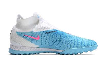 Nike Phantom GX Elite DF TF High-Tops Football Shoes - Blue/Pink/White