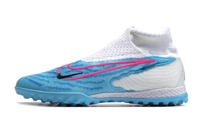 Nike Phantom GX Elite DF TF High-Tops Football Shoes - Blue/Pink/White