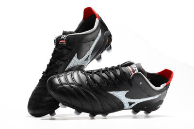 Mizuno Morelia Neo 3 Pro FG Low-Tops Football Boots - Black/White/Red