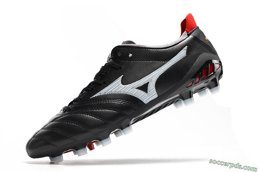 Mizuno Morelia Neo 3 Pro FG Low-Tops Football Boots - Black/White/Red 7
