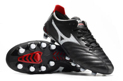 Mizuno Morelia Neo 3 Pro FG Low-Tops Football Boots - Black/White/Red