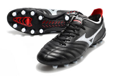 Mizuno Morelia Neo 3 Pro FG Low-Tops Football Boots - Black/White/Red