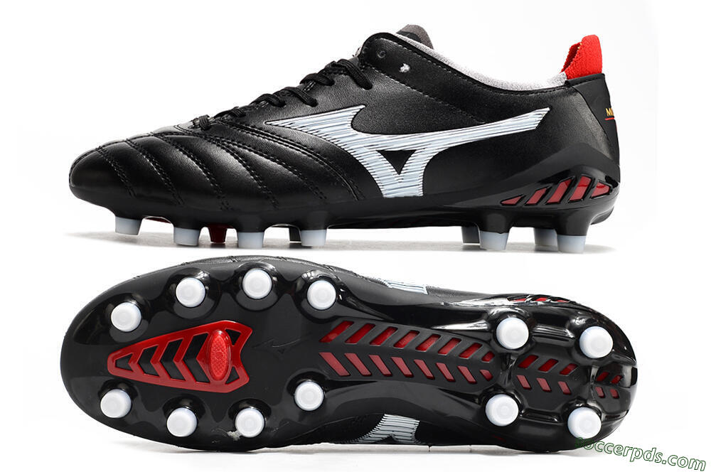 Mizuno Morelia Neo 3 Pro FG Low-Tops Football Boots - Black/White/Red 0