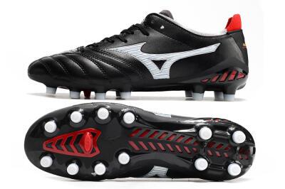 Mizuno Morelia Neo 3 Pro FG Low-Tops Football Boots - Black/White/Red