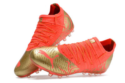 Puma Future Z 1.3 Instinct MG Low-Tops Football Boots - Red/Gold