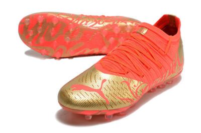 Puma Future Z 1.3 Instinct MG Low-Tops Football Boots - Red/Gold