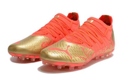 Puma Future Z 1.3 Instinct MG Low-Tops Football Boots - Red/Gold