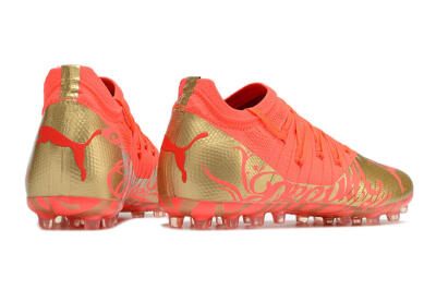 Puma Future Z 1.3 Instinct MG Low-Tops Football Boots - Red/Gold