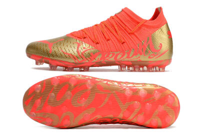 Puma Future Z 1.3 Instinct MG Low-Tops Football Boots - Red/Gold
