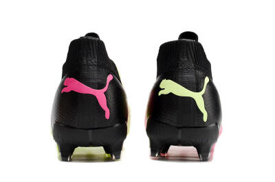 Puma Ultra Ultimate FG Low-Tops Football Boots - Green/Pink/Black