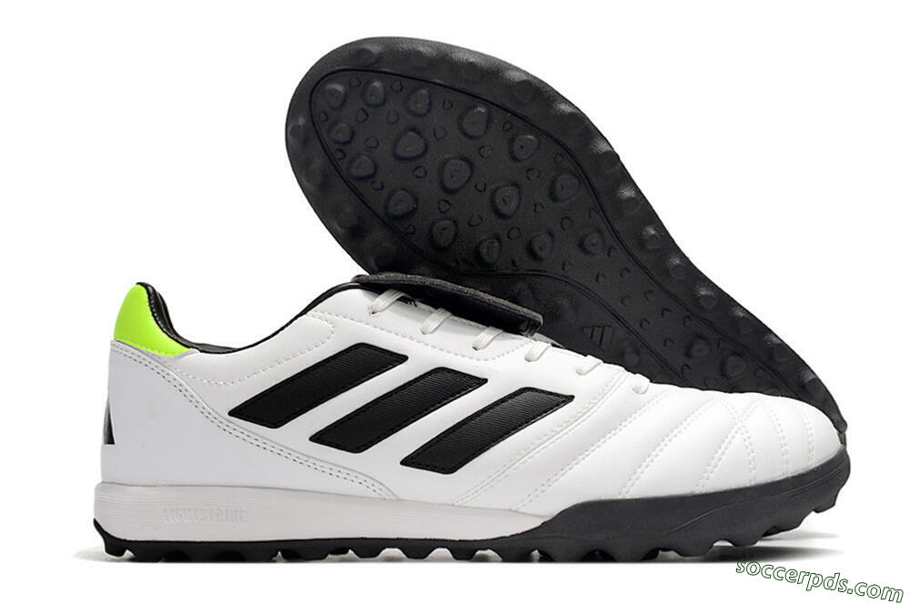 Adidas Copa Gloro TF Low-Tops Football Shoes - White/Black/Green 1