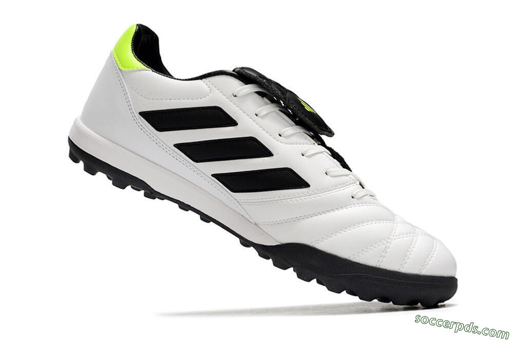 Adidas Copa Gloro TF Low-Tops Football Shoes - White/Black/Green 4