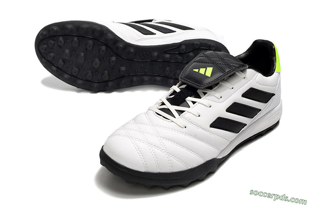 Adidas Copa Gloro TF Low-Tops Football Shoes - White/Black/Green 3