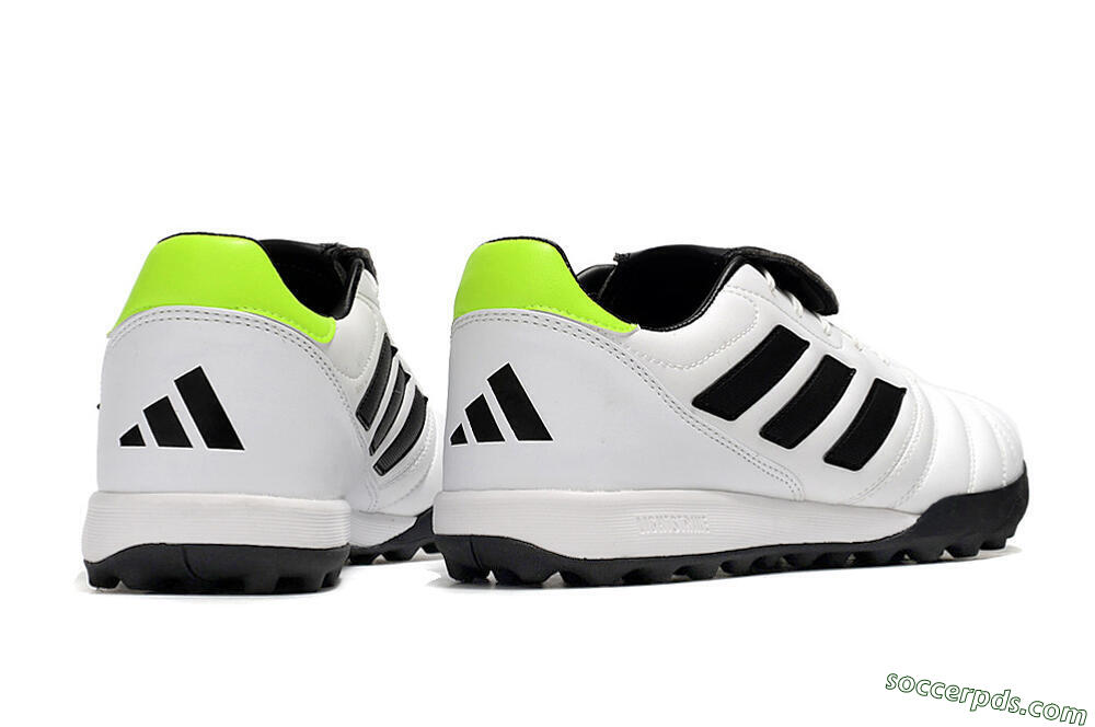Adidas Copa Gloro TF Low-Tops Football Shoes - White/Black/Green 6