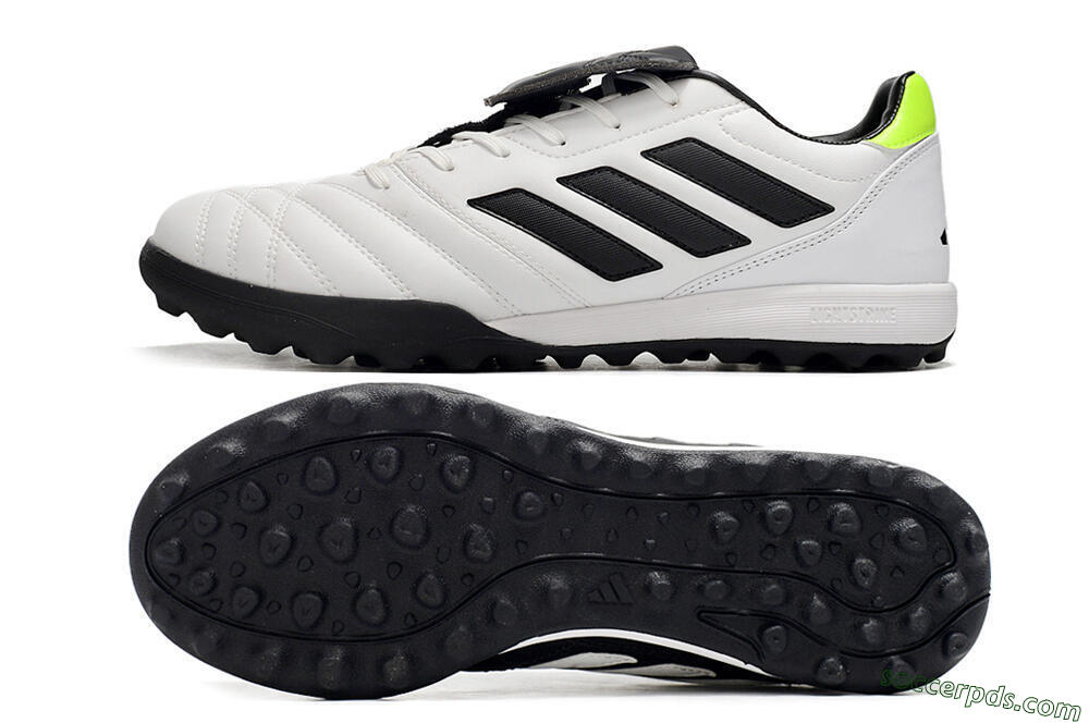 Adidas Copa Gloro TF Low-Tops Football Shoes - White/Black/Green 0