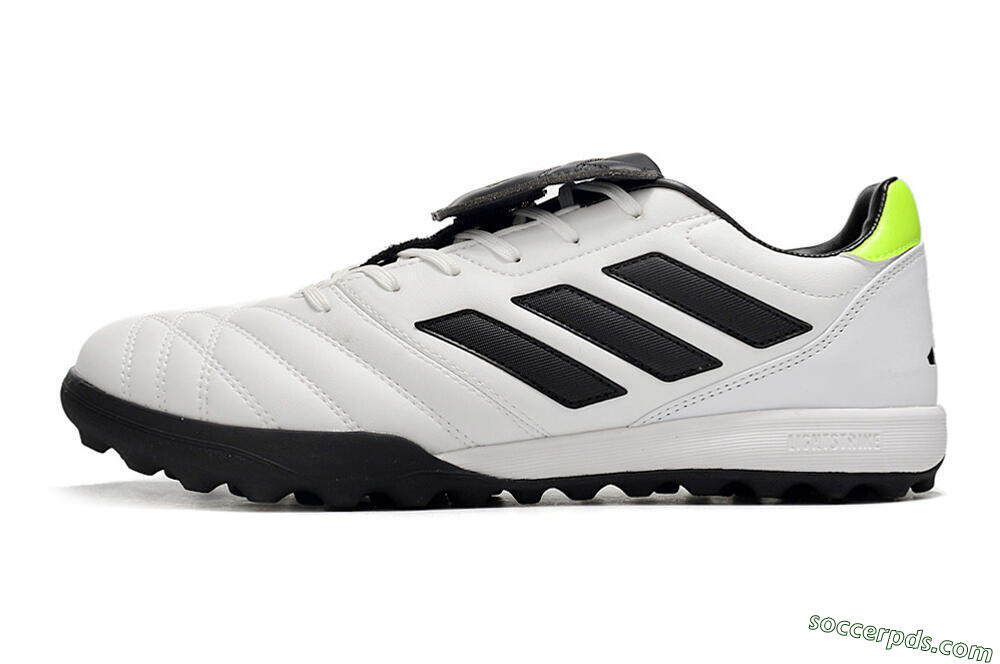 Adidas Copa Gloro TF Low-Tops Football Shoes - White/Black/Green 2