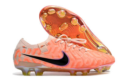 Nike Tiempo Legend 10 Elite FG Low-Tops Football Boots - Pink/Black