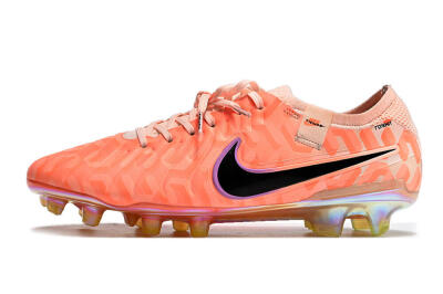 Nike Tiempo Legend 10 Elite FG Low-Tops Football Boots - Pink/Black
