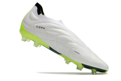Adidas Copa Pure+ FG Low-Tops Football Boots - White/Black/Green