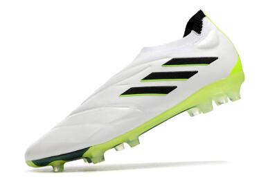 Adidas Copa Pure+ FG Low-Tops Football Boots - White/Black/Green