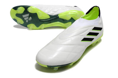 Adidas Copa Pure+ FG Low-Tops Football Boots - White/Black/Green