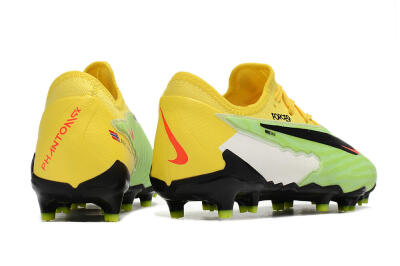 Nike Phantom GX Academy FG Low-Tops Football Boots - Green/Black/White/Yellow